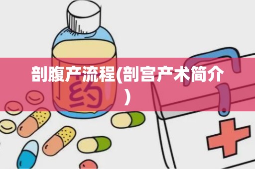 剖腹产流程(剖宫产术简介)