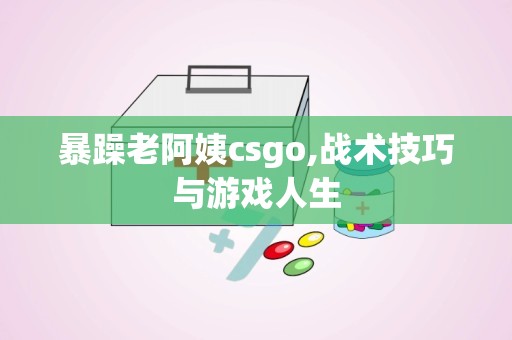 暴躁老阿姨csgo,战术技巧与游戏人生