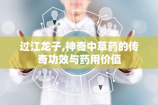 过江龙子,神奇中草药的传奇功效与药用价值