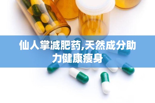 仙人掌减肥药,天然成分助力健康瘦身