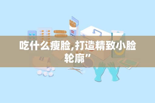 吃什么瘦脸,打造精致小脸轮廓”