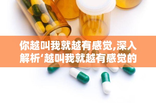 你越叫我就越有感觉,深入解析‘越叫我就越有感觉的内涵与影响”
