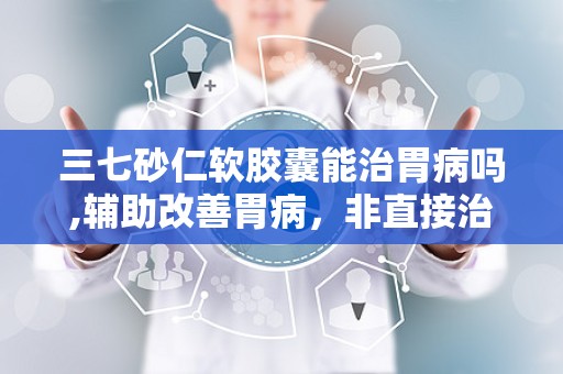 三七砂仁软胶囊能治胃病吗,辅助改善胃病，非直接治疗药物”