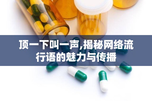 顶一下叫一声,揭秘网络流行语的魅力与传播