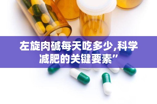 左旋肉碱每天吃多少,科学减肥的关键要素”