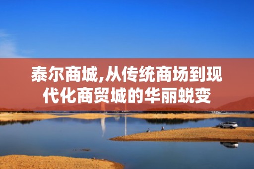 泰尔商城,从传统商场到现代化商贸城的华丽蜕变