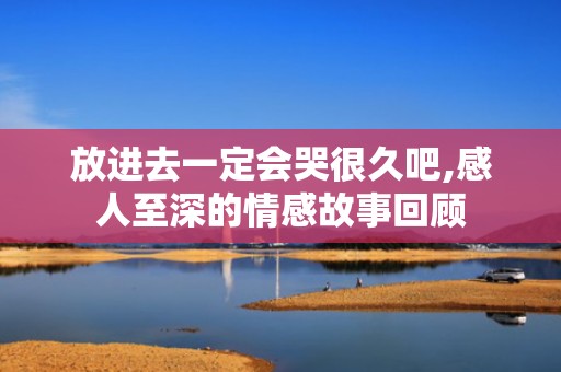 放进去一定会哭很久吧,感人至深的情感故事回顾