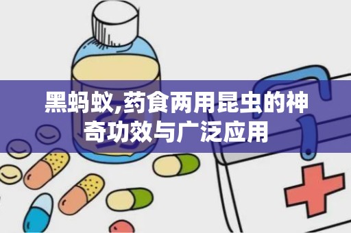 黑蚂蚁,药食两用昆虫的神奇功效与广泛应用