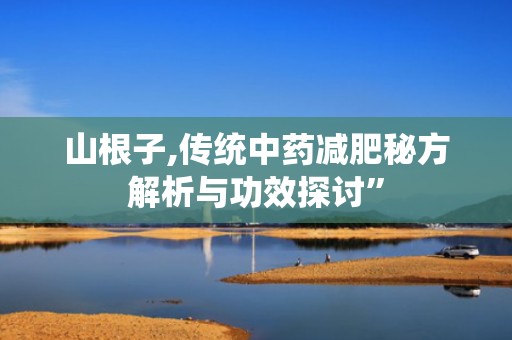 山根子,传统中药减肥秘方解析与功效探讨”