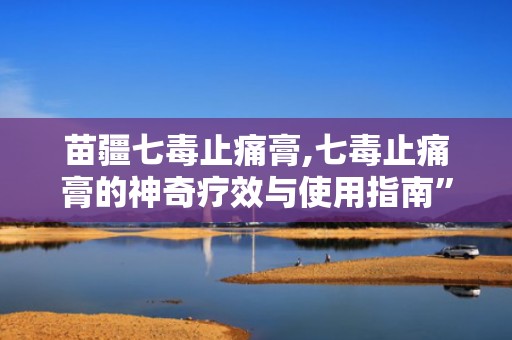 苗疆七毒止痛膏,七毒止痛膏的神奇疗效与使用指南”