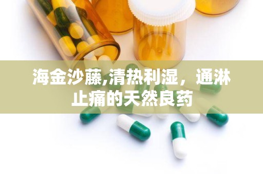 海金沙藤,清热利湿，通淋止痛的天然良药