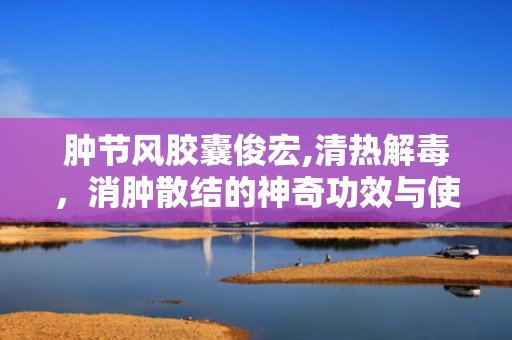 肿节风胶囊俊宏,清热解毒，消肿散结的神奇功效与使用指南”