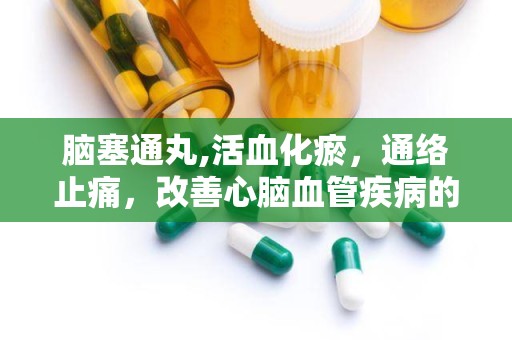 脑塞通丸,活血化瘀，通络止痛，改善心脑血管疾病的中成药