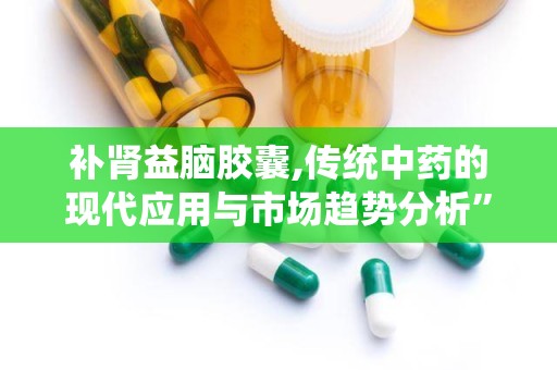 补肾益脑胶囊,传统中药的现代应用与市场趋势分析”
