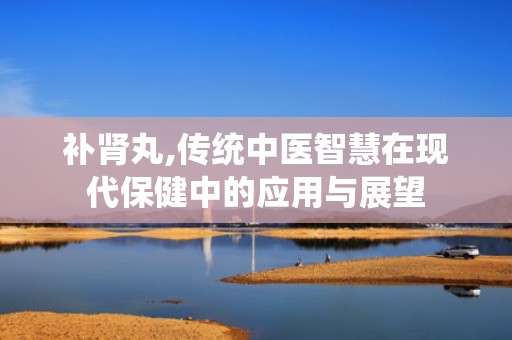 补肾丸,传统中医智慧在现代保健中的应用与展望
