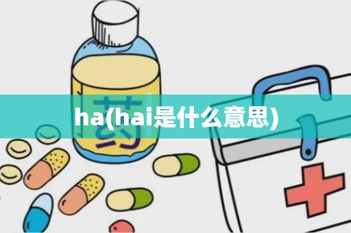 ha(hai是什么意思)