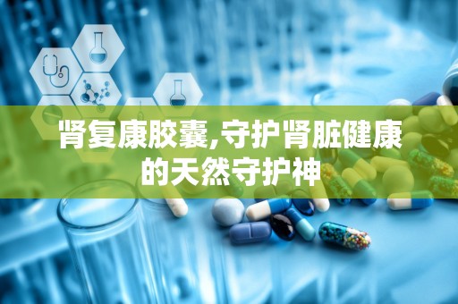 肾复康胶囊,守护肾脏健康的天然守护神