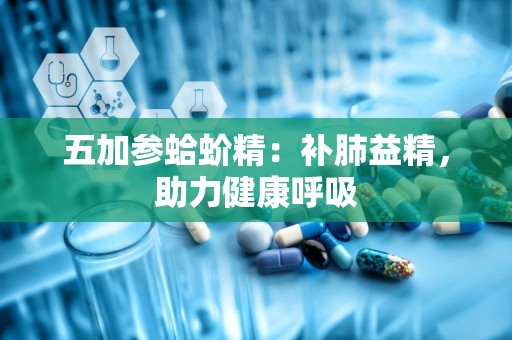 五加参蛤蚧精：补肺益精，助力健康呼吸